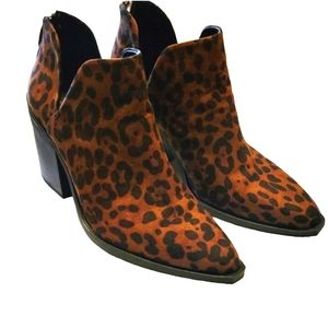 A New Day Leopard print booties